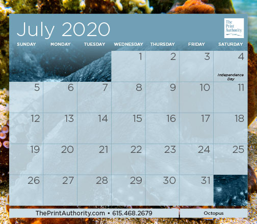 The Print Authority Calendar